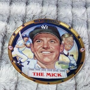 The Hamilton Collection 1995 MLB The Mick Mickey Mantle Collectible Plate